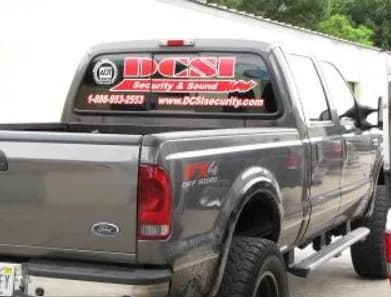 DCSI Inc. service truck with company branding, Lutz, Florida