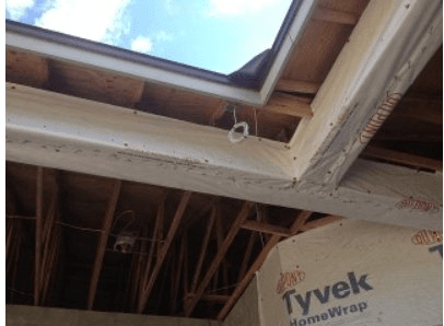 Pre-wire camera mount in soffit during construction