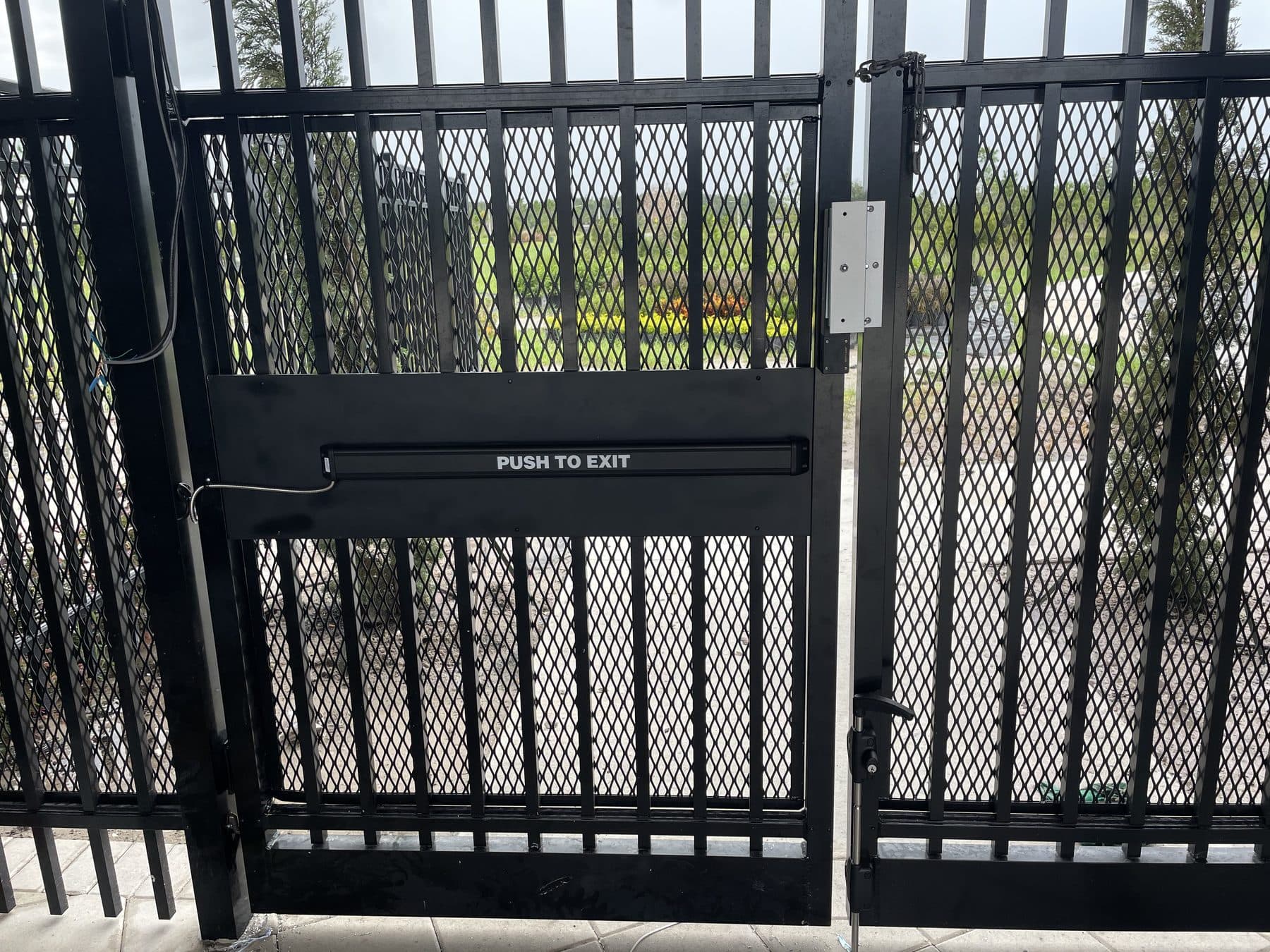 Access-controlled community entry gate