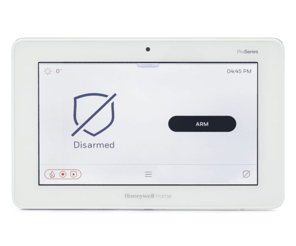 Honeywell Home ProSeries wireless touchscreen keypad installed by DCSI